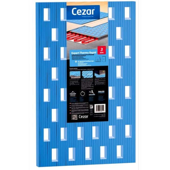 XPS Cezar Expert Підкладка Thermo Rapid 3,00mm blue для теплої підлоги