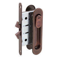 Ручка комплект для розсувних дверей AGB WC B029235002 KIT C Антична бронза