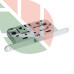 Замок AGB Mediana Evolution WC B011025034 Матовый хром