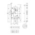 Замок AGB магнитный Mediana Polaris 2XT PZ под цилиндр B051035003 Латунь