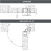 Петля дверная скрытого монтажа Axor Белая, D5004-00-N01