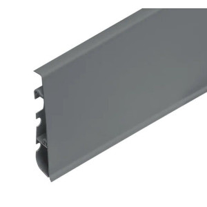 Плинтус Cezar Hi Line Prestige Серый Матовый M-088, 2500x75x22