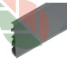 Плинтус Cezar Hi Line Prestige Серый Матовый M-088