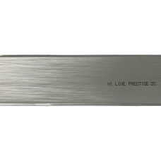 Плинтус Cezar Hi Line Prestige Aluminium Матовый M-201, 2500x75x22