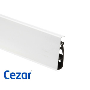 Плинтус Cezar Hi Line Prestige Белый Матовый M-089, 2500x75x22