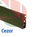 Плинтус Cezar Hi Line Prestige Хикори M-106, 2500x75x22