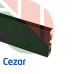 Плинтус Cezar Hi Line Prestige Венге M-200, 2500x75x22