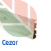 Плинтус Cezar Hi Line Prestige Дуб Нарвік M-282, 2500x75x22