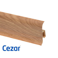 Плинтус ПВХ Cezar Premium Дуб Алабама, арт. 141, 2500x59x22