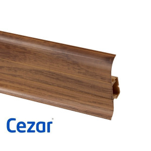 Плинтус ПВХ Cezar Premium Дерево Тасманийское, арт. 101, 2500x59x22