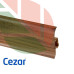 Плинтус ПВХ Cezar Premium Дерево Тасманийское, арт. 101, 2500x59x22