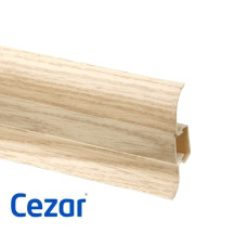 Плинтус ПВХ Cezar Premium Дуб Кавайон, арт. 154, 2500x59x22
