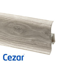 Плинтус ПВХ Cezar Premium Дуб Бельфаст, арт. 158, 2500x59x22