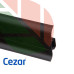 Плинтус ПВХ Cezar Premium Венге Матовый, арт. 200, 2500x59x22