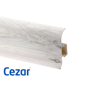 Плинтус ПВХ Cezar Premium Дуб Chillout, арт. 208, 2500x59x22