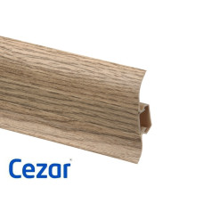 Плинтус ПВХ Cezar Premium Дуб Кардоба, арт. 220, 2500x59x22