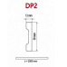 Плинтус дюрокомпозитный Damar DP2 белый