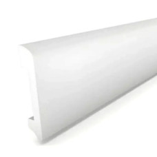 Плинтус дюрокомпозитный Damar DP4 белый, 78х13х2000 mm
