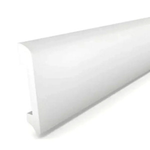 Плінтус дюрокомпозитний Damar DP4 білий, 78х13х2000 mm