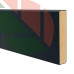 Плінтус підлоговий Dollken Cubu Flex 80 мм, Чорний Матовий 1144, 80x13x2500