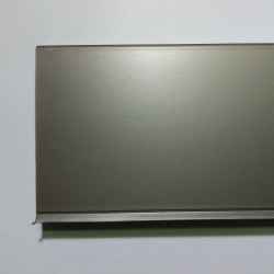Плінтус підлоговий Dollken Cubu Flex 80 мм, Шампань 1245, 80x13x2500