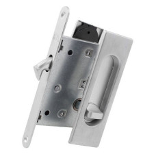 Ручка комплект для розсувних дверей Fimet 3663AR F05+LOCK+MQ матовий хром, арт. 31510