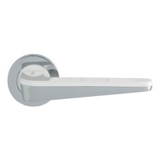 Дверные ручки Gavroche PALLADIUM Z2 цвет хром / белый