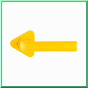Ручка дверная MVM S-1105 YELLOW «Arrow»