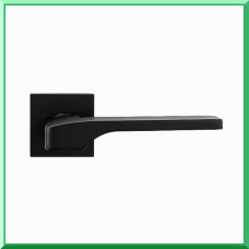 Ручка дверная MVM Z-1807 BLACK «Simple» в черном цвете