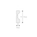 Плинтус NMC FD7 WallStyl белый