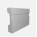 Плинтус NMC FD7 WallStyl белый