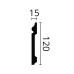 Плинтус NMC FL2 WallStyl белый