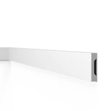 Плинтус NMC дюрополимер WD2 WallStyl белый 70х15х2000 mm