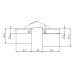 Скрытая петля Anselmi 525 White