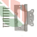 Петли накладные Apecs B2-STEEL-CR Хром