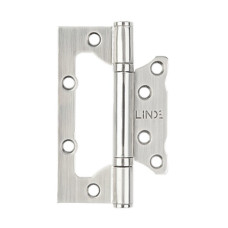 Петли накладные MVM Linde HB-100S SN Матовый никель (узкая)