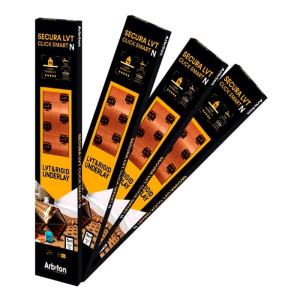 Подложка Secura Vinil Click Antislip гармошка 1,5 мм / 6,25 м2 в уп.
