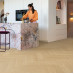 Вінілова підлога Quick Step Ciro Herringbone - AVHBU40359 Pure oak blush