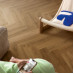 Виниловые полы Quick Step Ciro Herringbone - AVHBU40364 Botanic caramel oak