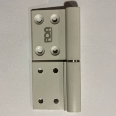 Петли дверные карточные (неврезные) RDA AL100*32*2,5 в белом цвете