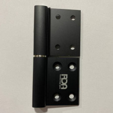 Петли дверные карточные (неврезные) RDA AL100*32*2,5 в черном цвете